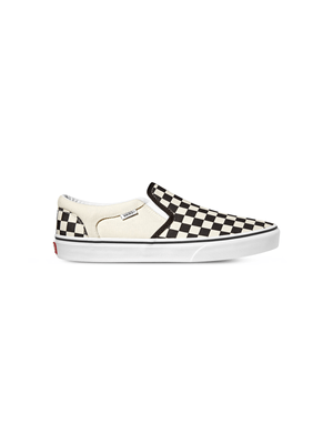 Men's Vans Asher Checkerboard White/Black Sneakers