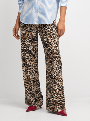 Women's Leopard Relaxed Pants