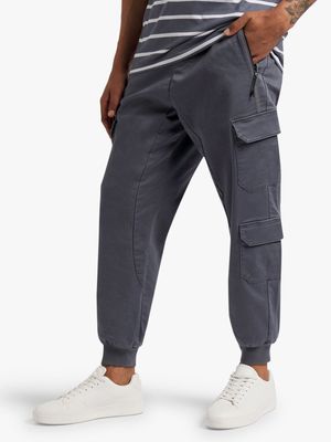 Men's Markham Washed Knit Utility Blue Jogger