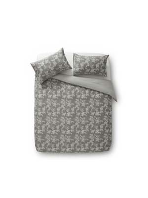 Duvet Cotton Jacquard Rose Grey