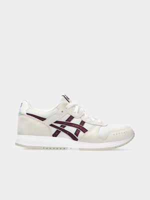 Womens Asics Lyte Classic Cream/Burgundy Sneaker