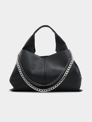 Women's Call It Spring Black Hermetica Tote Bag