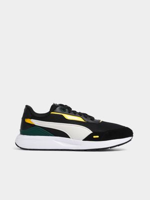 Mens Puma Runtamed Plus Black/Grey Sneaker