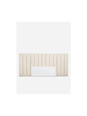 Juliette Headboard LuxGuard Rocco Pearl Queen