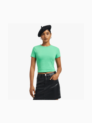 Y&G Short Sleeve Crop T-Shirt