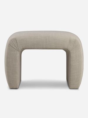 Sky Ottoman Jaipur Ivory