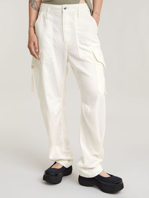 G-Star Women's Soft Outdoors White Pants