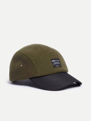 Men's Markham Polar Fleece Mock Sude Fatigue Peak Cap