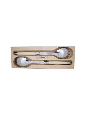 laguiole av salad set ivory 2pc