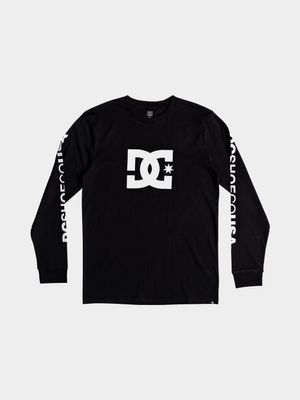 Boy's DC Black Star Long Sleeve T-Shirt