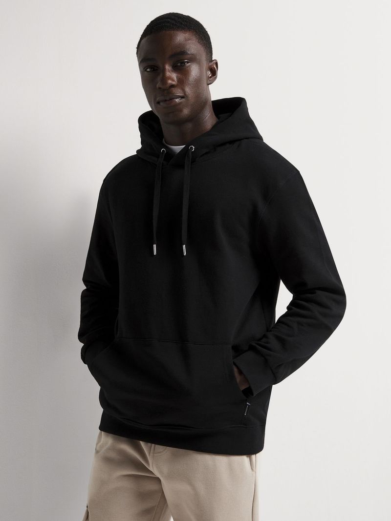 Men s Markham Basic Black Hoodie Bash