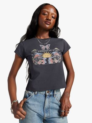 Converse Women's Grey T-Shirt