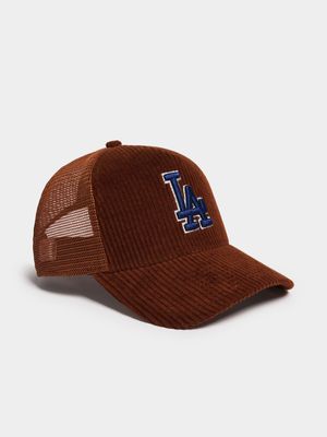 New Era Unisex Corduroy Trucker Tobacco Cap