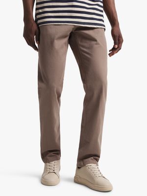 Jet Men's Taupe Rigid Chino Pant