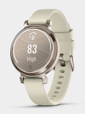 Garmin Lily 2 Cream Gold/Coconut Silicone band