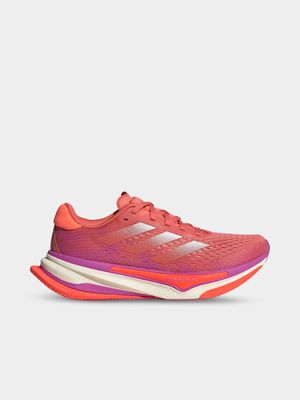 Womens adidas Supernova Prima Scarlet/Silver Running Shoes