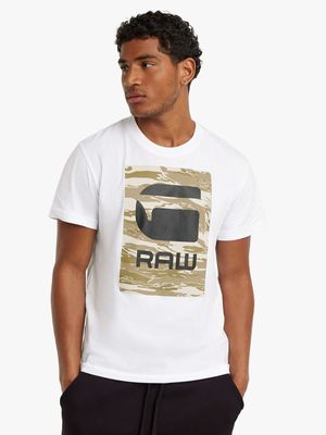 G-Star Men's Camo Box Graphic T-Shirt