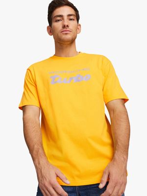 Puma Men's Porsche Legacy Yellow T-Shirt