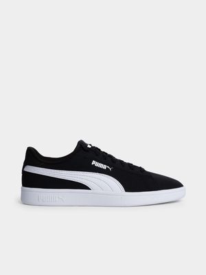 Mens Puma Smash Black/White Sneaker