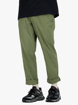 New Balance Men's Olive Tapered Pants