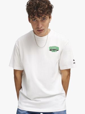 Puma Men's White T-Shirt