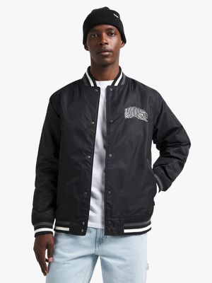 Vans Men's Dunton Black Baseball Jacket