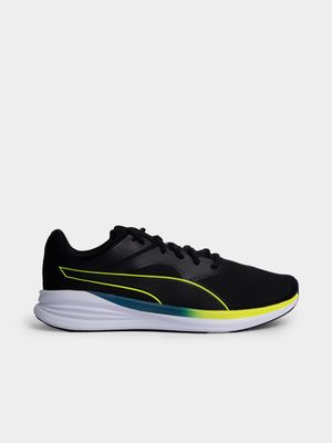 Mens Puma Transport Black/White Sneaker