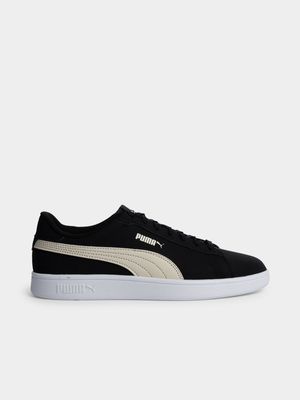 Mens Puma Smash 3.0 Buck Black/White Sneaker