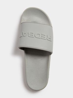 Redbat Men's Classic Grey Slides