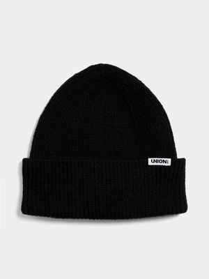 Men's Union-DNM Black Beanie