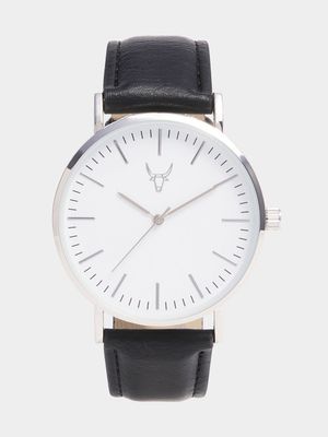 Men's Black Basic Watch