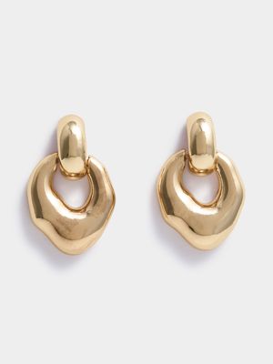 Organic Door Knocker Earrings