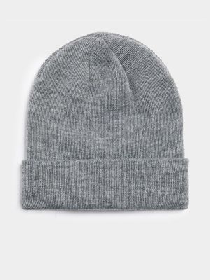 Women's Grey Basic Beanie