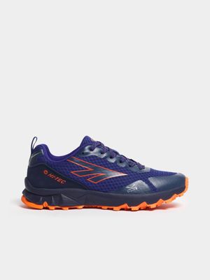 Mens Hi-tec Gemini Trail Navy/Orange Sneaker