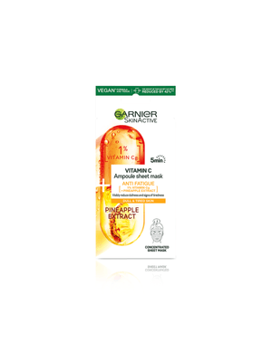 Garnier SkinActive Ampoule Sheet Mask- Pineapple