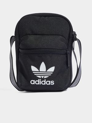 adidas Originals Unisex Adicolor Classic Festival Black Crossbody Bag