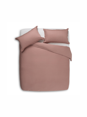 elite bamboo cotton blend 230tc duvet cover set clay