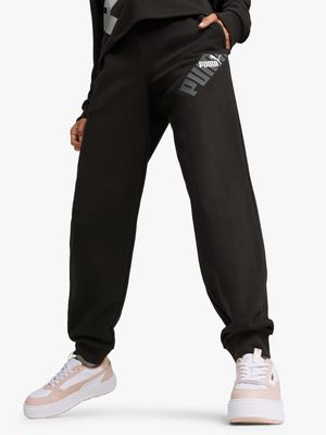 Womens Puma Power Black Trackpants