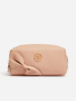 Foschini All Woman Small Cosmetic Pouch with Bow