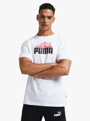 Puma White Men's White T-Shirt