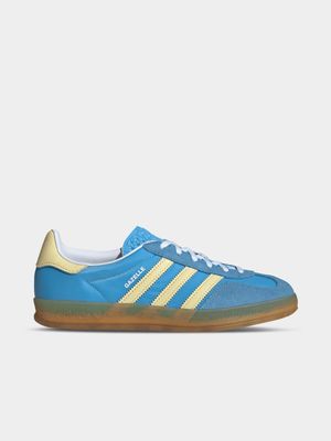 adidas Originals Women's Gazelle Blue/Yellow Sneaker