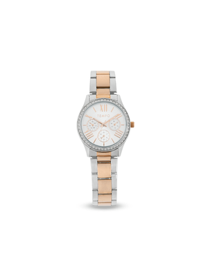 Tempo Ladies Two Tone Multi Dial Detail Watch