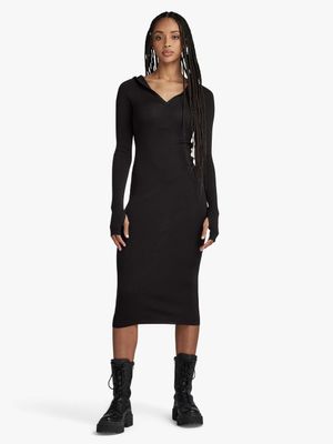 G-Star Women's Slim Knit Black Dress