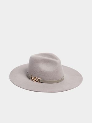 FF Metal Trim Fedora Hat