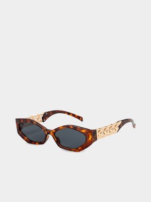 Chain Link Detail Sunglasses