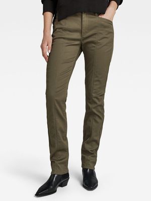 G-Star Women's High Skinny Green Pants