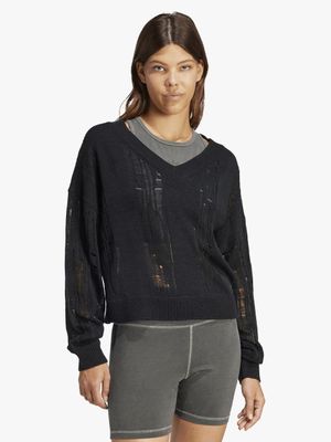 adidas Originals Women's Black Knitted Jersey