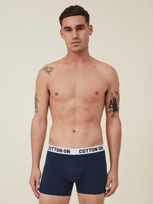 Men's Cotton On  Blue Organic Cotton Trunks