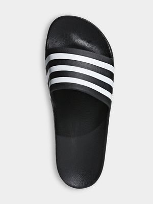 Women's adidas Adilette Aqua Black Slide