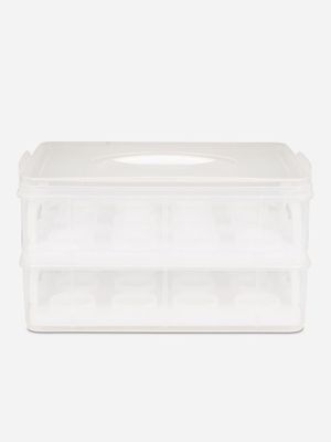 double decker cupcake carrier 24pc